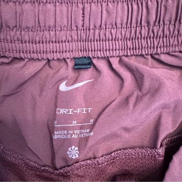 Nike Men Dri-Fit Court Slam RG Shorts Burgundy Dark Red, Antique Pink Sz. MEDIUM - Picture 6 of 6